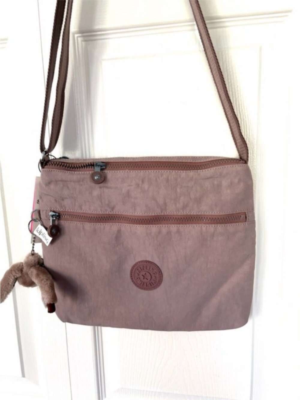 Kipling Women's Bag Annabelle Crossbody Bag in Dusty Rose Pink New with Tags - Picture 5 of 14